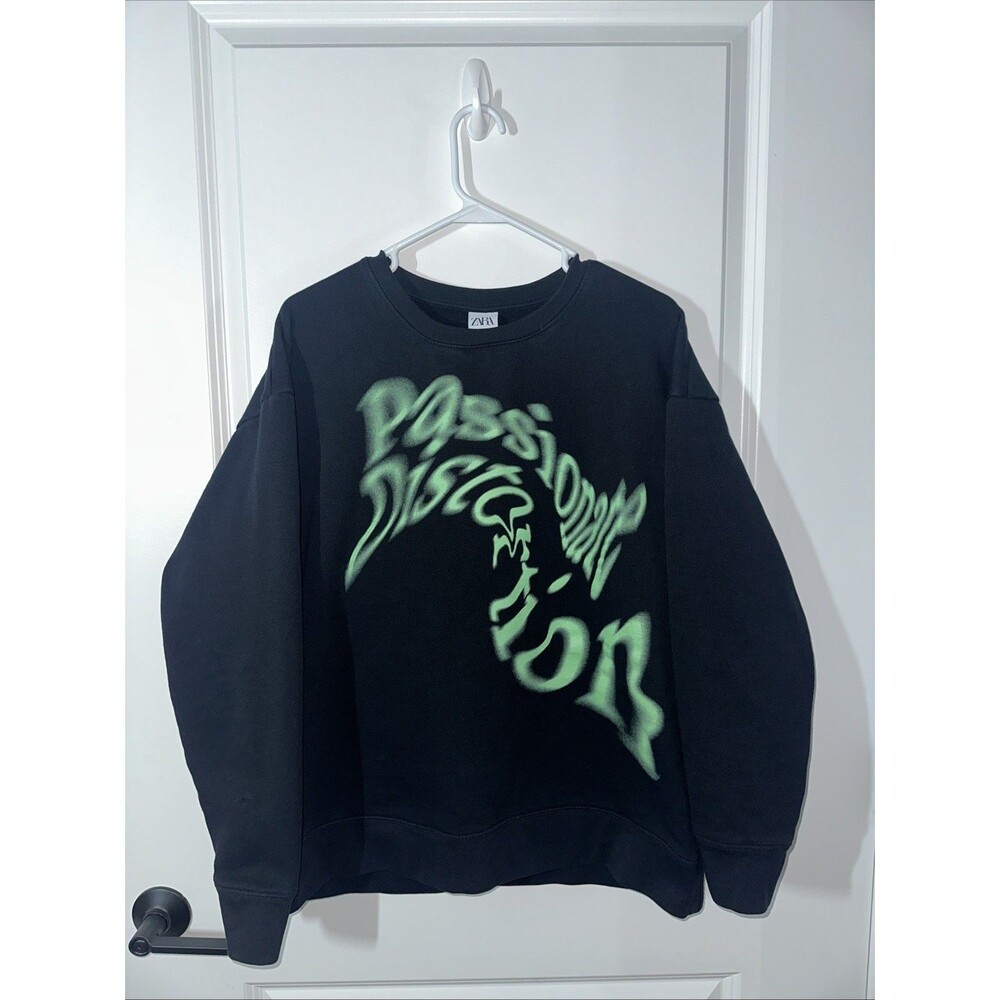Zara Women's NEON SWEATSHIRT - XL